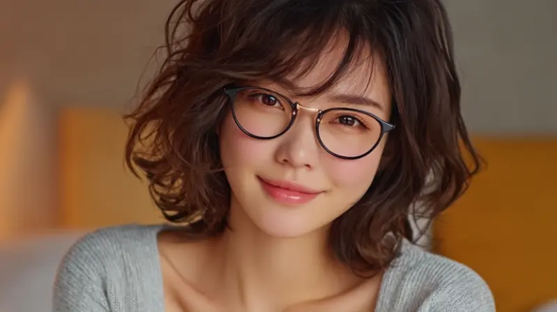 【VR】【8KVR】部屋に転がり込んできた黒髪眼鏡女子と朝から晩までヤリまくる超幸せな一日。美ノ嶋めぐり